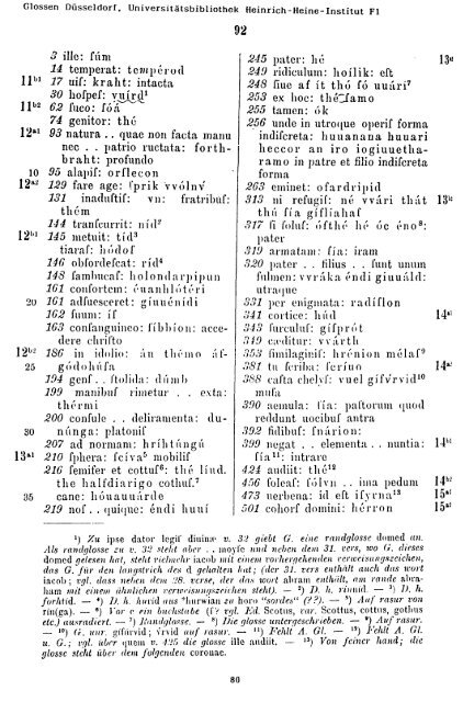 Sammlung aller Glossen des Altsächsischen, 1987