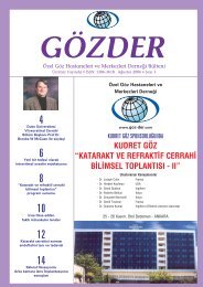 gözder - ÖZEL GÖZ HASTANELERİ ve MERKEZLERİ DERNEĞİ