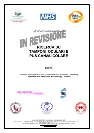 ricerca su tamponi oculari e pus canalicolare - italbioforma