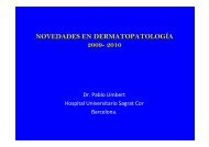 NOVEDADES EN DERMATOPATOLOGÍA 2009- 2010 - AEDV