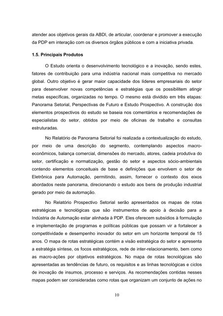 Estudo Prospectivo Setorial – Eletrônica para Automação - ABDI