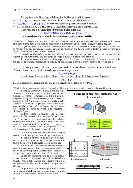 Capitolo 3: La macchina a stati finiti - Dipartimento di Fisica