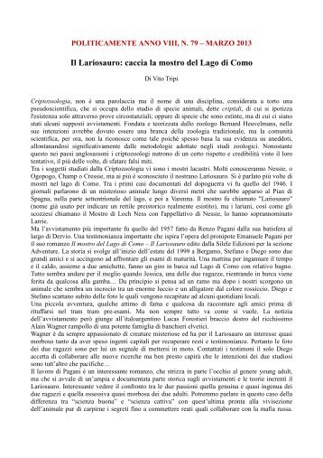 Recensione di Vito Tripi - PoliticaMente