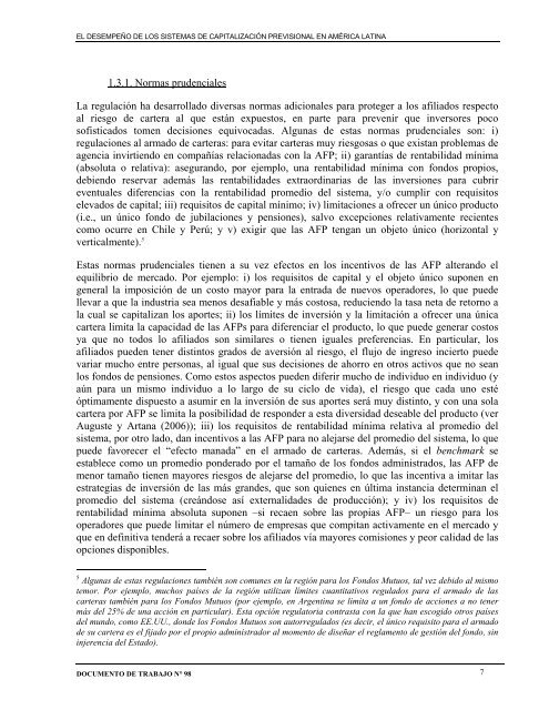 Documento de Trabajo N° 98 Sebastián Auguste y Santiago ... - FIEL