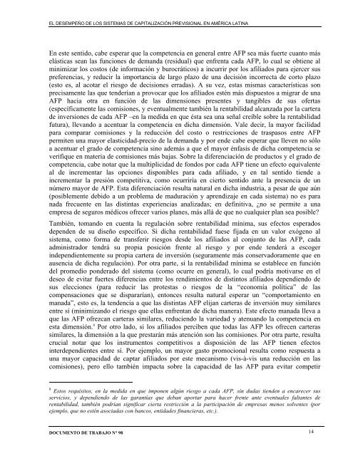 Documento de Trabajo N° 98 Sebastián Auguste y Santiago ... - FIEL