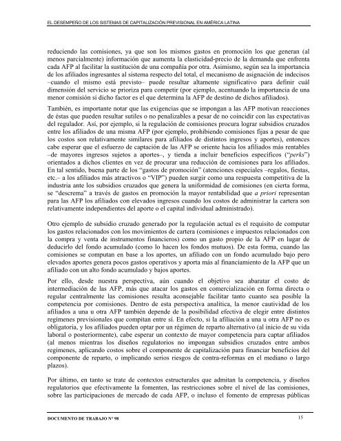 Documento de Trabajo N° 98 Sebastián Auguste y Santiago ... - FIEL