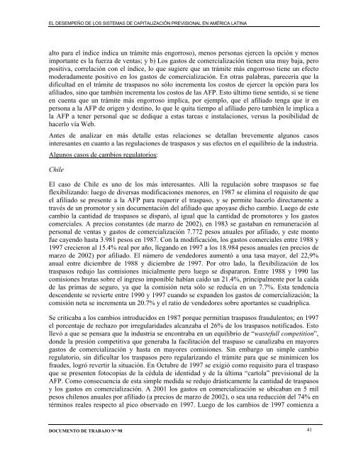 Documento de Trabajo N° 98 Sebastián Auguste y Santiago ... - FIEL