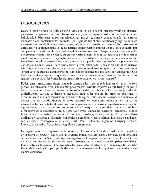 Documento de Trabajo N° 98 Sebastián Auguste y Santiago ... - FIEL