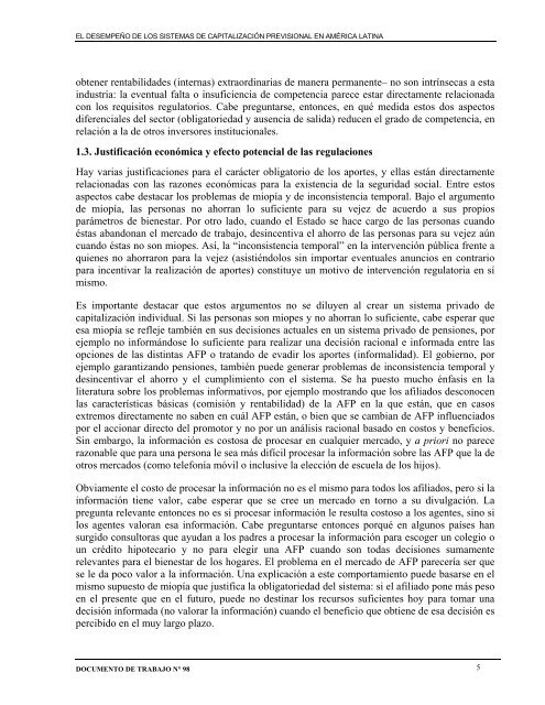 Documento de Trabajo N° 98 Sebastián Auguste y Santiago ... - FIEL