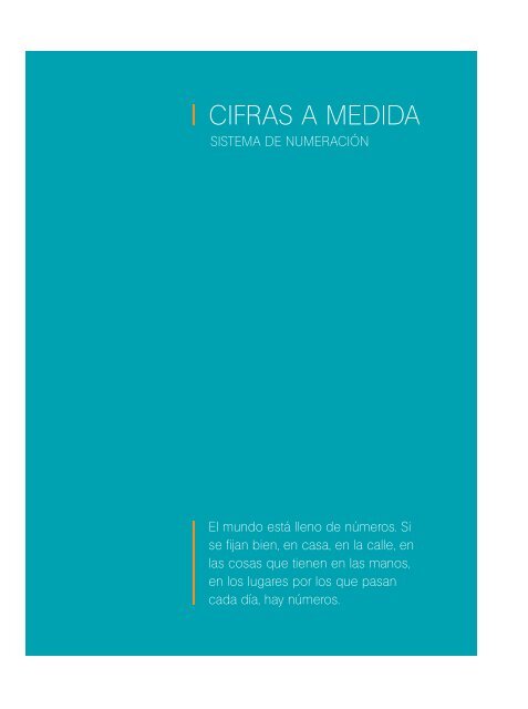 CIFRAS A MEDIDA - Ministerio de Educación