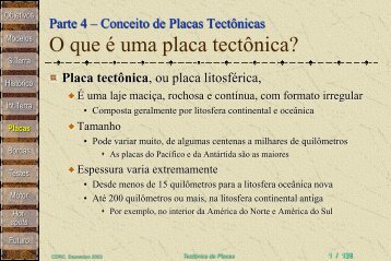 O que é uma placa tectônica? - OCW