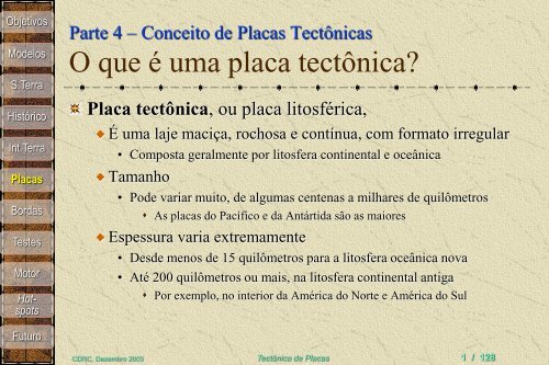 O que é uma placa tectônica? - OCW