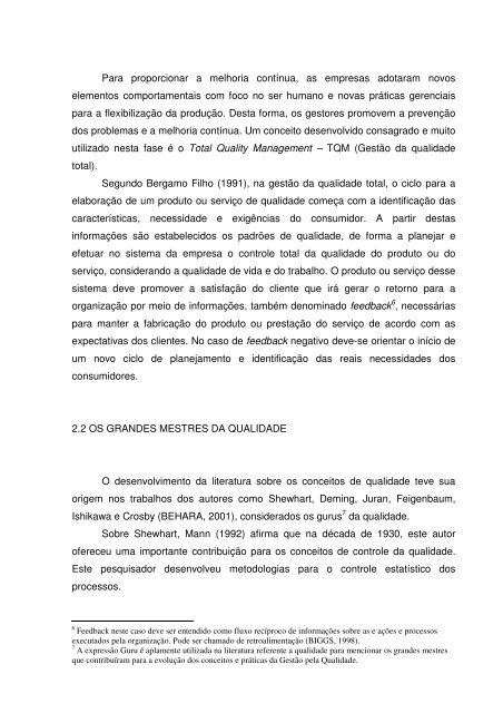 diagnóstico dos processos gerenciais para implementação de ... - UFF