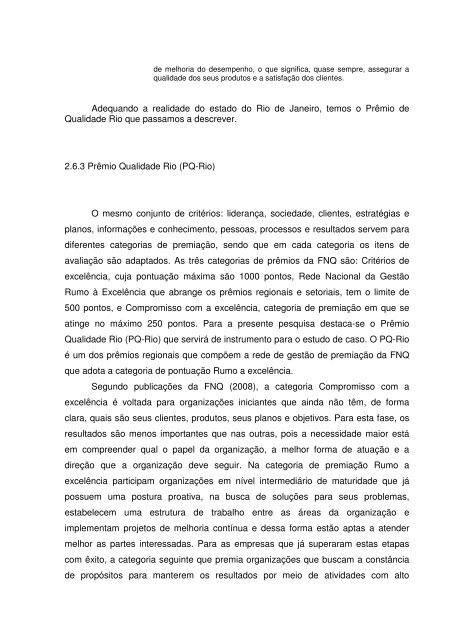 diagnóstico dos processos gerenciais para implementação de ... - UFF