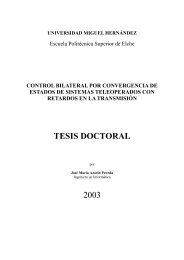 TESIS DOCTORAL 2003 - ISA Ingeniería de Sistemas y Automática ...