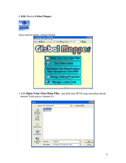 PEMBUATAN FILE INPUT DATA BATIMETRI DAN TOPOGRAFI ...