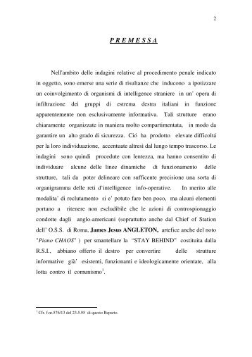 Procedimento penale contro Rognoni Giancarlo ed altri 2 - Rita Atria