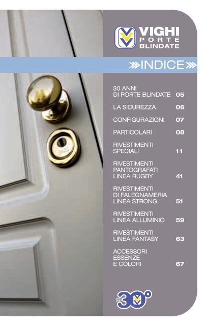 scarica il catalogo pdf - VIGHI Porte Blindate