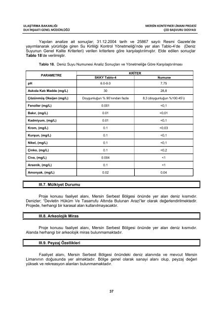 Mersin Konteyner Limanı Projesi - Interport.com.tr