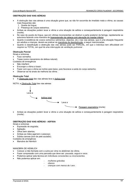 Manual de Mergulho - nasal - Universidade dos Açores
