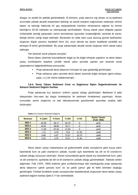 Nihai ÇED Raporu - Çevresel Etki Değerlendirmesi, İzin ve Denetim ...