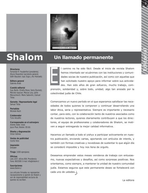 Enero - Revista Shalom