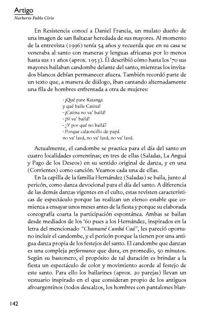 La desaparición del candombe argentino: los muertos que ... - Cebela