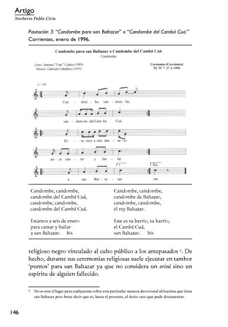 La desaparición del candombe argentino: los muertos que ... - Cebela