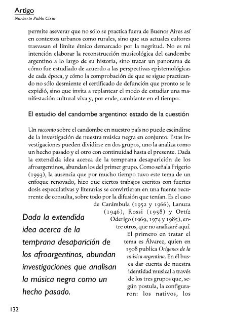 La desaparición del candombe argentino: los muertos que ... - Cebela