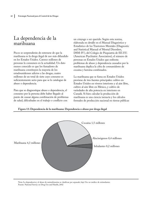 Estrategia Nacional para el Control de las Drogas - National ...