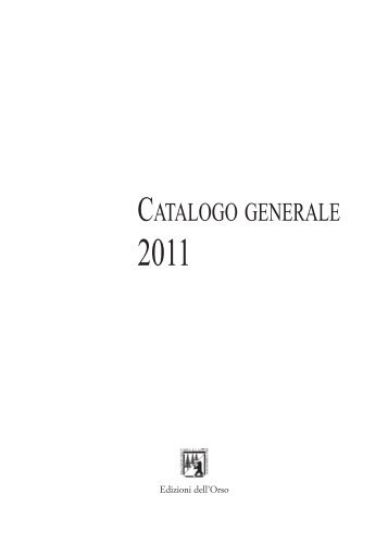 1-cata 2010 inizio e indice R.qxd - Edizioni dell'Orso