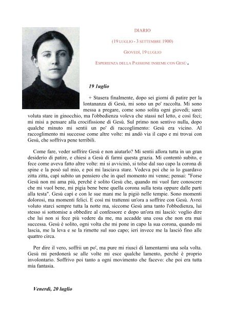 diario s. gemma galgani.pdf - Parrocchia San Michele Arcangelo ...