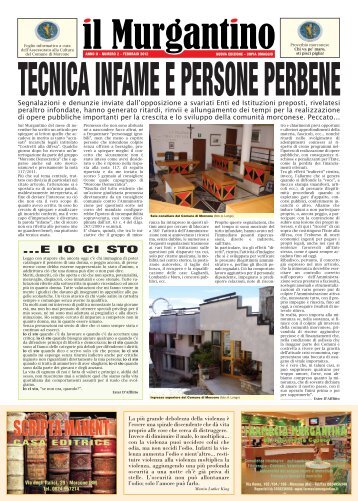 Il Murgantino numero 2-2012 - Comune di Morcone