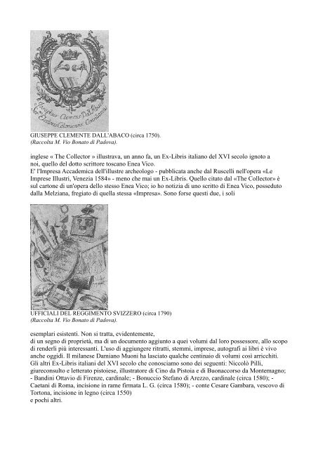 Miscellanea Ex Libris, 2011. PDF 898 KB - Toni Pecoraro