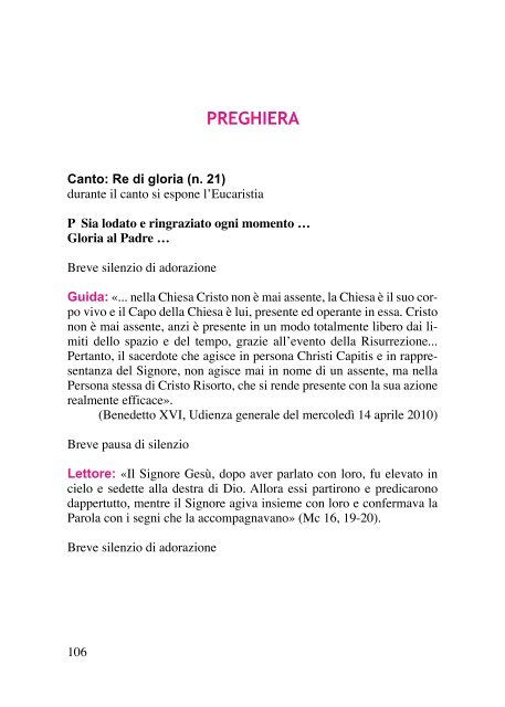 Sussidio per i Ritiri dei Presbiteri - Arcidiocesi di Messina