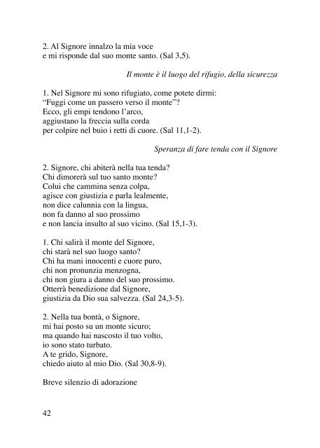 Sussidio per i Ritiri dei Presbiteri - Arcidiocesi di Messina