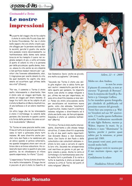26 giugno 2009 Sessantanni di Sacerdozio per don Angelo