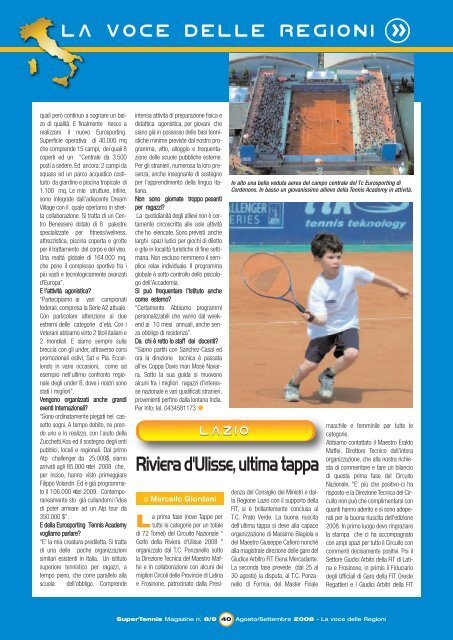 Si - Federazione Italiana Tennis