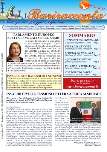 Luglio/Settembre - Caradonnacompany.com