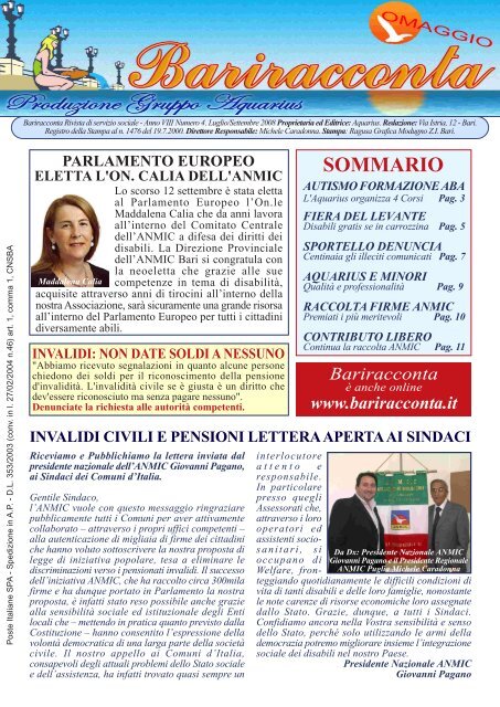 Luglio/Settembre - Caradonnacompany.com