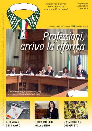 Colletti Verdi luglio/agosto 12 - Collegio Nazionale degli Agrotecnici