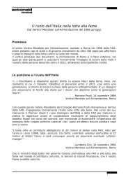 L'impegno dell'Italia contro la fame nel mondo.pdf - Liceo Quadri