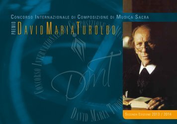 Download del bando di concorso - Premio David Maria Turoldo