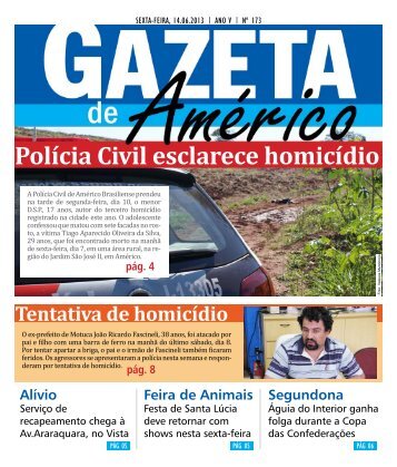 Polícia Civil esclarece homicídio - Gazeta de Américo