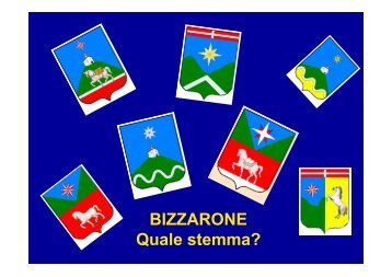 Lo stemma del Comune di Bizzarone tra identità e storia.....