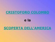 CRISTOFORO COLOMBO e la SCOPERTA DELL'AMERICA