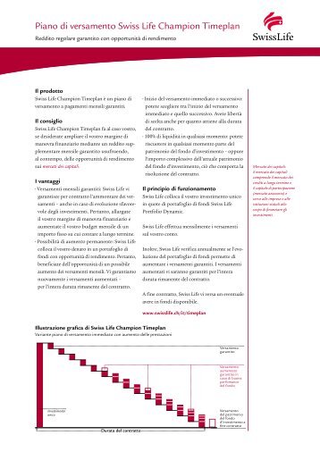 Factsheet Swiss Life Champion Timeplan