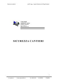 SICUREZZA CANTIERI - Centro Studi prof. ing. Angelo Spizuoco