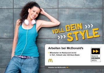 Download Info- /Bewerbungsfolder - McDonald`s Heinritzi
