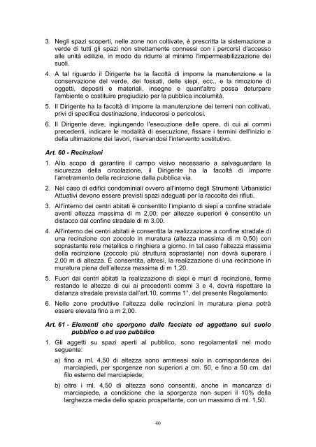 6 Regolamento edilizio (P.R.G.) - Comune di Poiana Maggiore